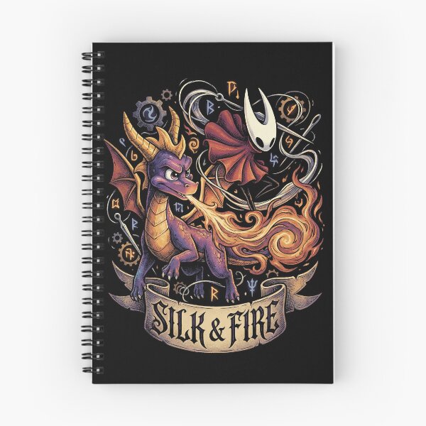 Item preview, Spyro the Dragon and Hornet from Silksong Mischievous Hero – Wings Glide Fire Attack Pose designed and sold by Senpaiwaves.