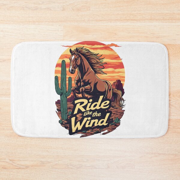 Item preview, Ride Like the Wind – Wild West Cowboy Horse designed and sold by owi-art.
