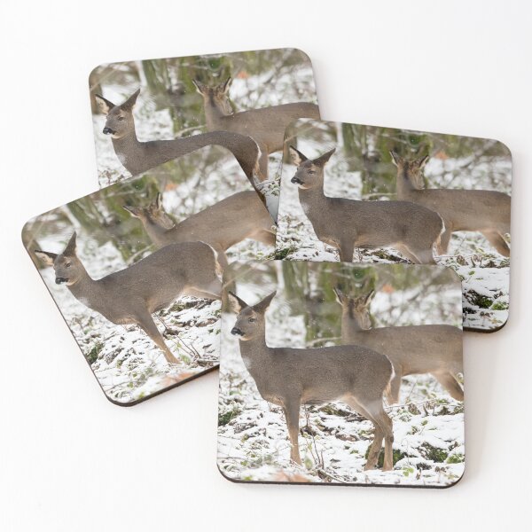 Item preview, Two deer standing designed and sold by Stephen Jarman.