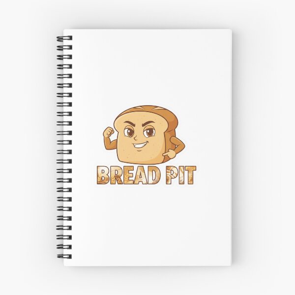 Item preview, Bread Pit – Bakery Heartthrob Typography Sticker designed and sold by Imaginarium of Chaos falcon88 .