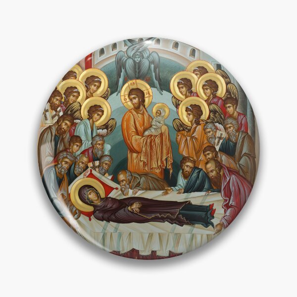 Item preview, icon Dormition of the Mother of God, icon of the Dormition of the Blessed Virgin Mary, Dormition of Mary Icon, designed and sold by orthodox-icon.