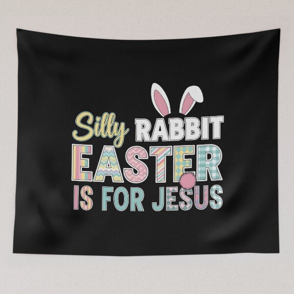 Item preview, Silly Rabbit Easter is for Jesus Funny Bunny designed and sold by OlakunleOloroz.
