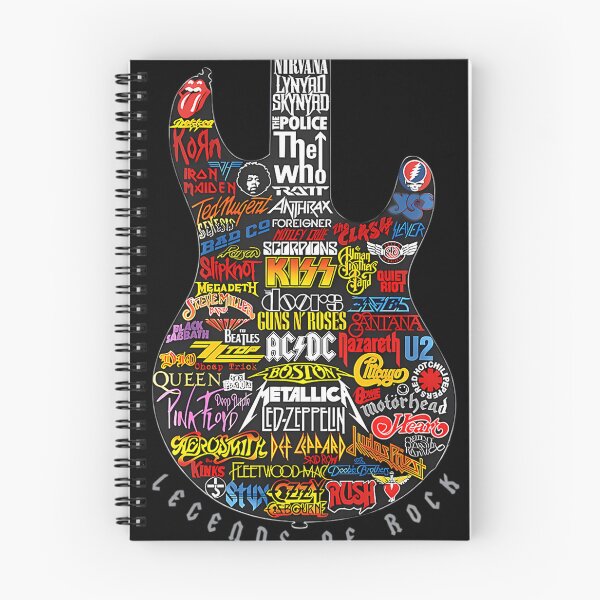Aperçu de l'œuvre Légendes du rock créée et vendue par waheedtshirts.