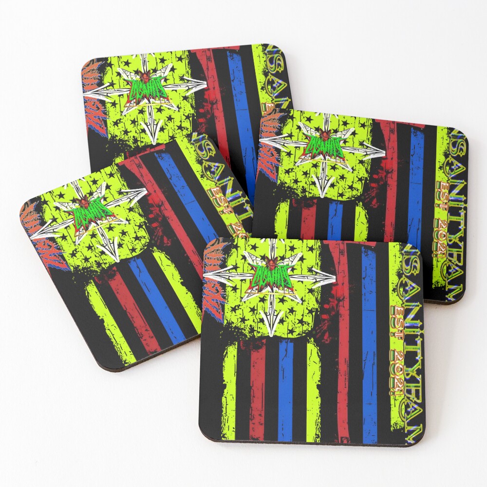 Aperçu de l'œuvre Dessous de verre (lot de 4) créée et vendue par Insanity-Store.