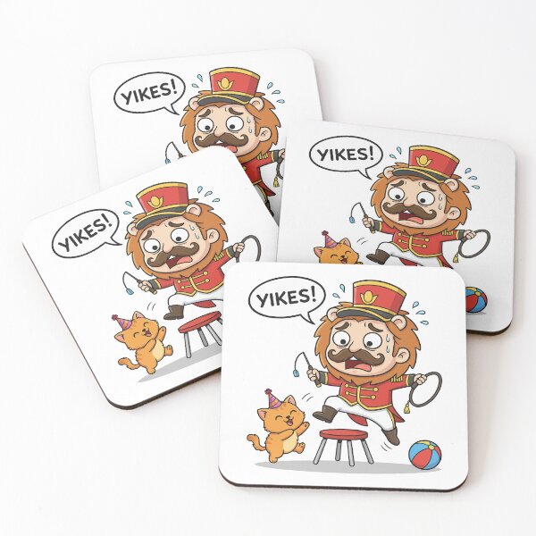 Item preview, Lion Tamer Scared of Tiny Kitten Funn designed and sold by arossvy.