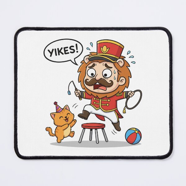 Item preview, Lion Tamer Scared of Tiny Kitten Funn designed and sold by arossvy.