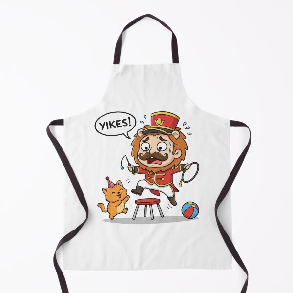 Item preview, Lion Tamer Scared of Tiny Kitten Funn designed and sold by arossvy.
