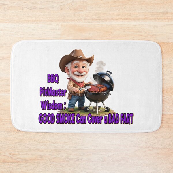 Item preview, BBQ PITMASTER WISDOM: GOOD SMOKE CAN COVER A BAD FART designed and sold by Teez2Plz.