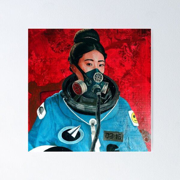 Item preview, Undercover Beauty No. 5Mix Media on Canvas designed and sold by Berlin-D-Prs.