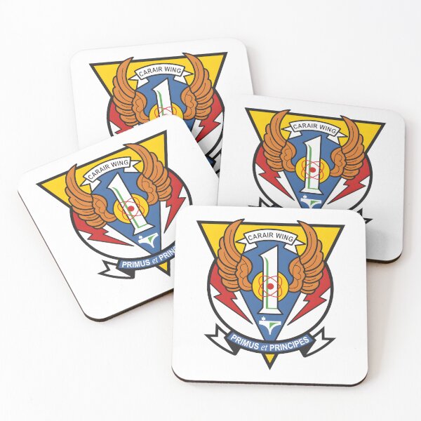 Item preview, Carrier Air Wing One Primus et Principes Naval Emblem designed and sold by CharlieDesings.