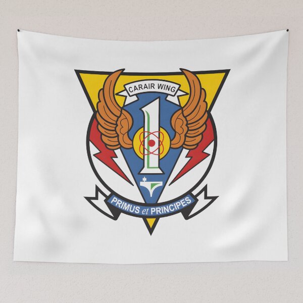 Item preview, Carrier Air Wing One Primus et Principes Naval Emblem designed and sold by CharlieDesings.