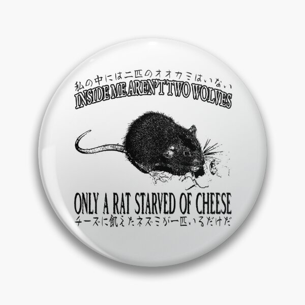 Item preview, Only A Rat Starved of Cheese designed and sold by VintageMedatsu.