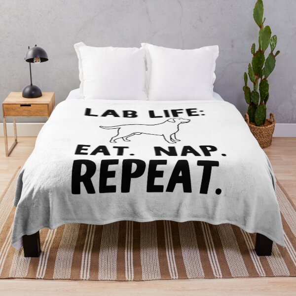 Item preview, Labrador Life: Eat. Nap. Repeat. Lab life. Dog lover designed and sold by MeowriaCat.