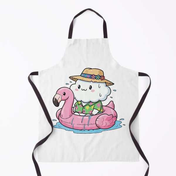 Item preview, Cute Cloud Summer Vacation Flamingo Float designed and sold by arossvy.