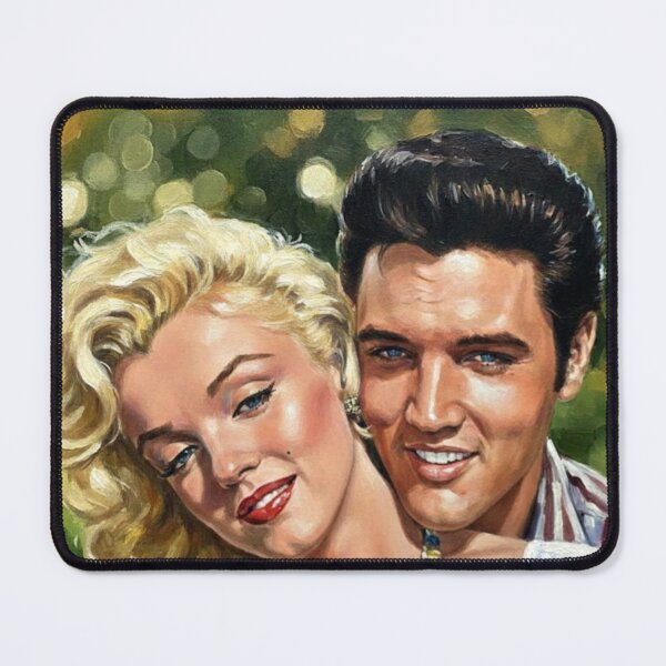 Item preview, The Golden Union: Marilyn & Elvis Sun-Drenched Impasto designed and sold by Art's Diner.