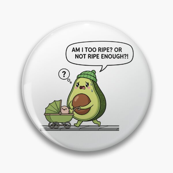 Item preview, Funny Avocado Parent Am I Ripe Enough Pun designed and sold by arossvy.
