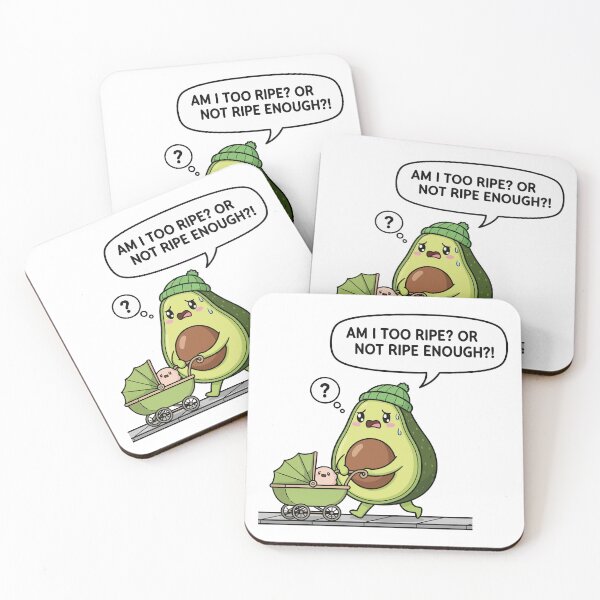 Item preview, Funny Avocado Parent Am I Ripe Enough Pun designed and sold by arossvy.