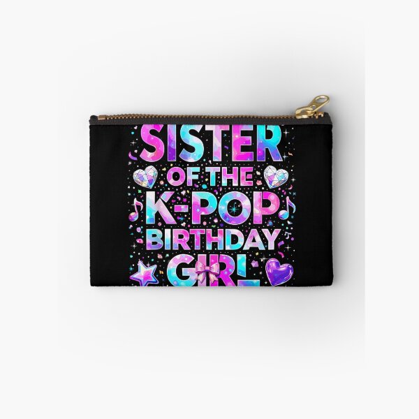 Item preview, Sister Of The Kpop Birthday Girl Pink Galaxy Music Heart Celebration Art designed and sold by GenioFin.