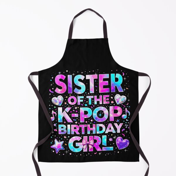 Item preview, Sister Of The Kpop Birthday Girl Pink Galaxy Music Heart Celebration Art designed and sold by GenioFin.