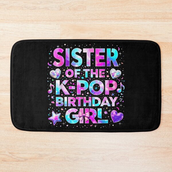 Item preview, Sister Of The Kpop Birthday Girl Pink Galaxy Music Heart Celebration Art designed and sold by GenioFin.
