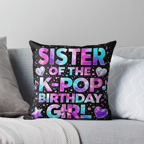 Item preview, Sister Of The Kpop Birthday Girl Pink Galaxy Music Heart Celebration Art designed and sold by GenioFin.