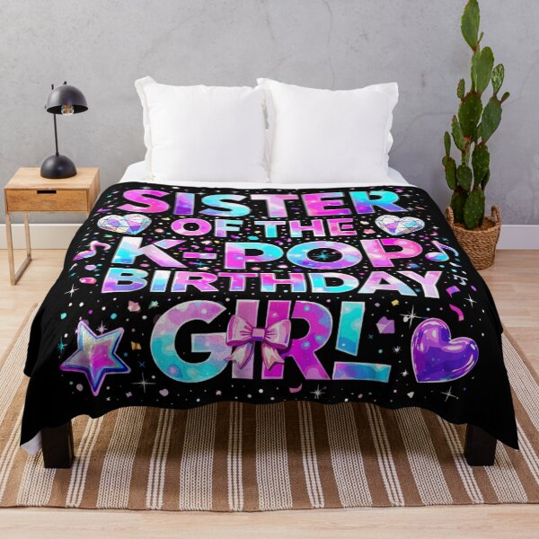 Item preview, Sister Of The Kpop Birthday Girl Pink Galaxy Music Heart Celebration Art designed and sold by GenioFin.