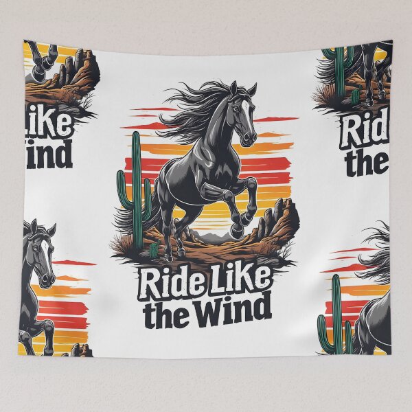 Item preview, Ride Like the Wind – Epic Galloping Horse Art designed and sold by owi-art.