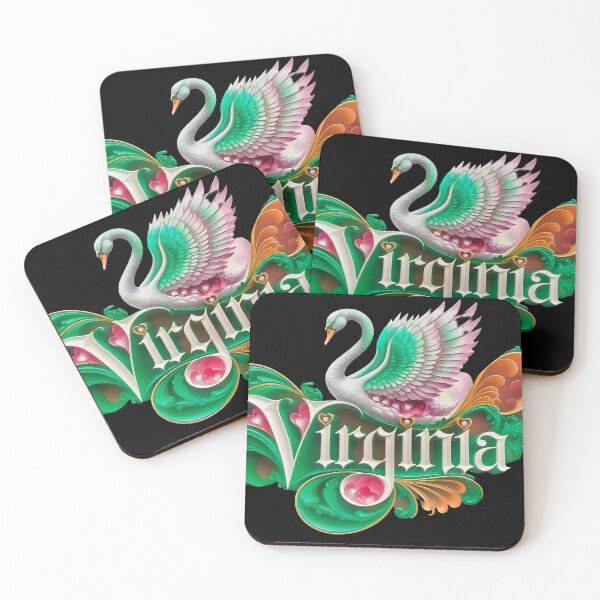 Item preview, Virginia With Swan designed and sold by OliDesigns.