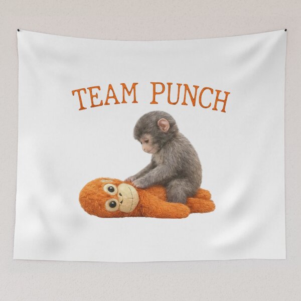 Item preview, Team Punch - Baby Monkey Punch, Punch the monkey, Punch Monkey designed and sold by MD-Over.