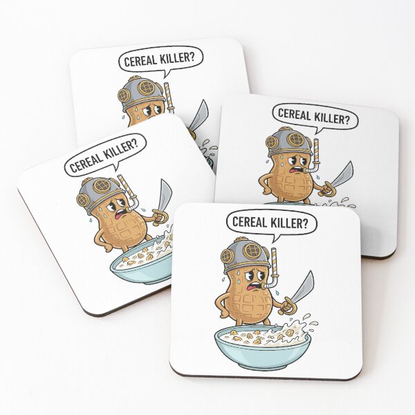 Item preview, Peanut Cereal Killer Diver Funny Food Pun designed and sold by arossvy.