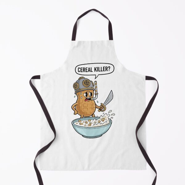 Item preview, Peanut Cereal Killer Diver Funny Food Pun designed and sold by arossvy.