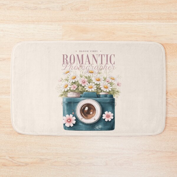 Item preview, Romantic Photographer Canva, coquette aesthetic, floral camera design, Aesthetic gift for photography lovers. designed and sold by MakitoDesign.