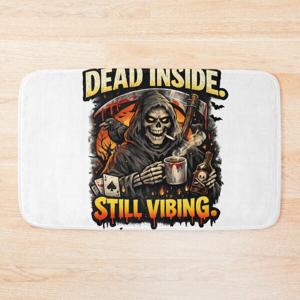 Item preview, Dead Inside Still Vibing Skeleton Design designed and sold by Targon.