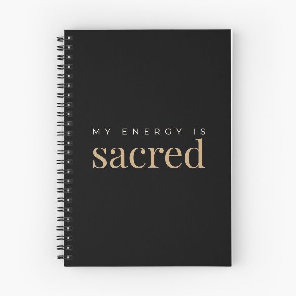 Item preview, My Energy Is Sacred Empath Wellness Quote designed and sold by Becheer.