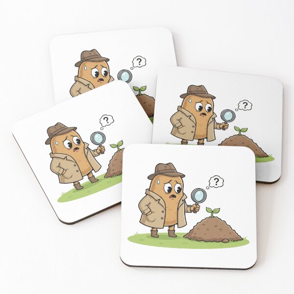 Item preview, Detective Potato Investigating Sprout Pun designed and sold by arossvy.