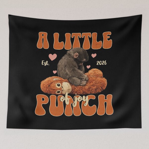 Item preview, Team Punch - Baby Monkey Punch, Punch the monkey, Punch Monkey designed and sold by MD-Over.