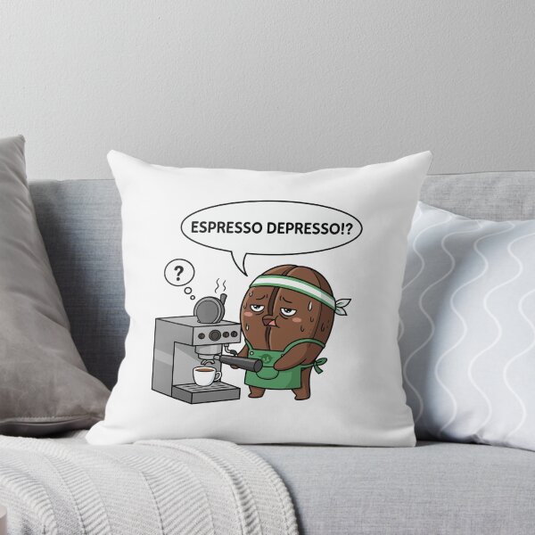 Item preview, Espresso Depresso Sad Coffee Bean Barista designed and sold by arossvy.