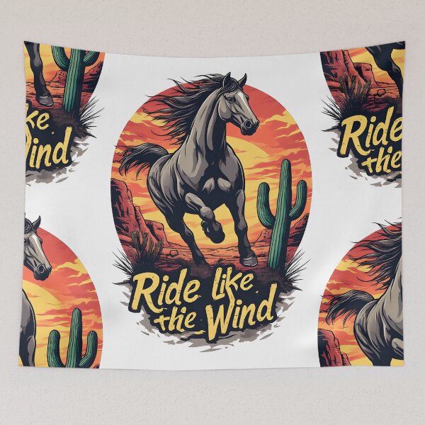 Item preview, Ride Like the Wind – Wild West Horse Adventure designed and sold by owi-art.