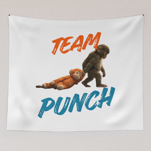 Item preview, Team Punch - Baby Monkey Punch, Punch the monkey, Punch Monkey designed and sold by MD-Over.