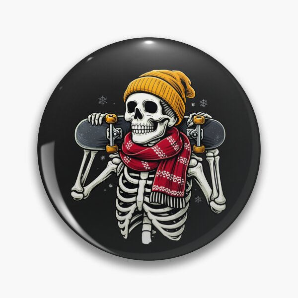 Item preview, Skateboard Street Skeleton – Winter Urban Streetwear Aesthetic Art designed and sold by ColorSplash123.