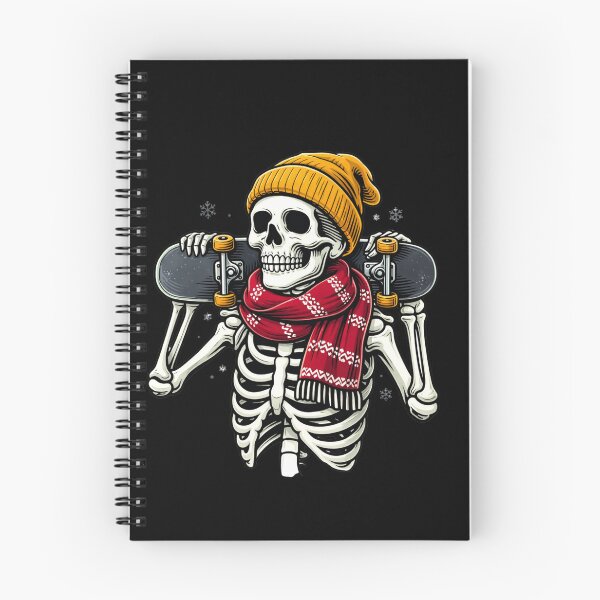 Item preview, Skateboard Street Skeleton – Winter Urban Streetwear Aesthetic Art designed and sold by ColorSplash123.