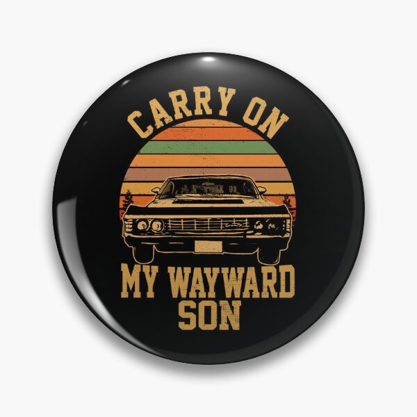 Item preview, Carry On My Wayward Son, Supernatural Sunset Distressed Style Classic  designed and sold by Mortaldivine.