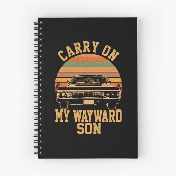 Item preview, Carry On My Wayward Son, Supernatural Sunset Distressed Style Classic  designed and sold by Mortaldivine.