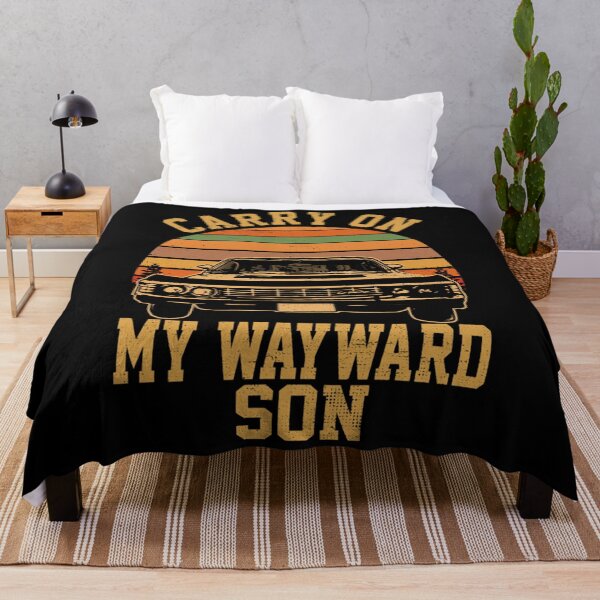 Item preview, Carry On My Wayward Son, Supernatural Sunset Distressed Style Classic  designed and sold by Mortaldivine.