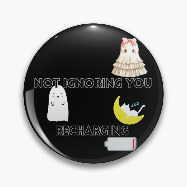 Item preview, Introvert Humor – Not Ignoring You, Recharging designed and sold by Versik-.