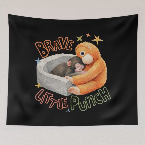 Item preview, Team Punch - Baby Monkey Punch, Punch the monkey, Punch Monkey designed and sold by MD-Over.