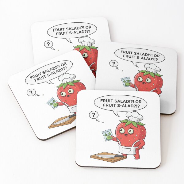 Item preview, Fruit S-Alad - Strawberry Chef Weed Pun designed and sold by arossvy.