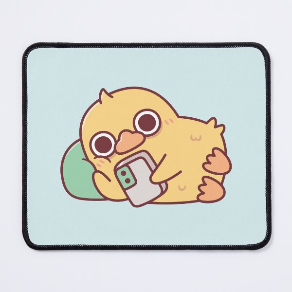 Item preview, Cute Duck Chilling With Handphone designed and sold by rustydoodle.