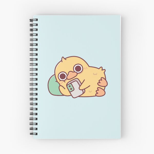 Item preview, Cute Duck Chilling With Handphone designed and sold by rustydoodle.