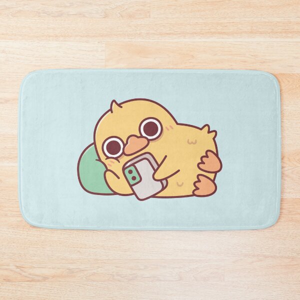 Item preview, Cute Duck Chilling With Handphone designed and sold by rustydoodle.